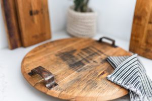 BOURBON HEAD LAZY SUSAN