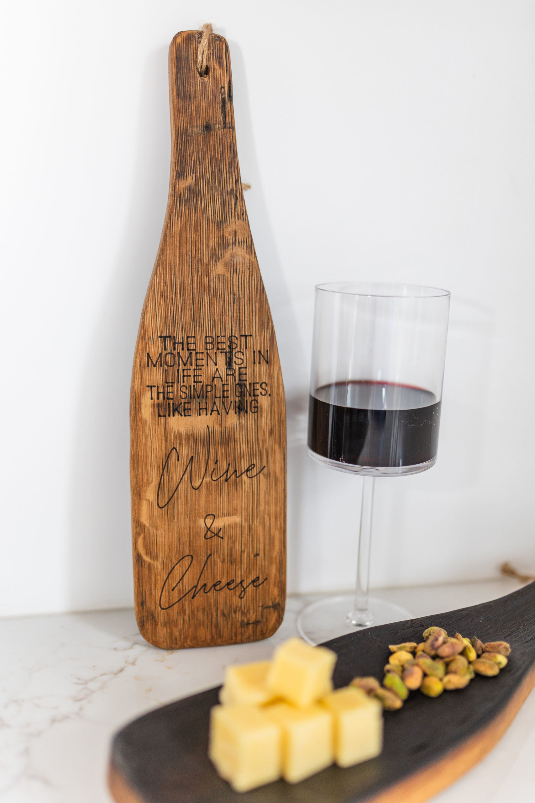 SMALL WINE CHEESE PADDLE