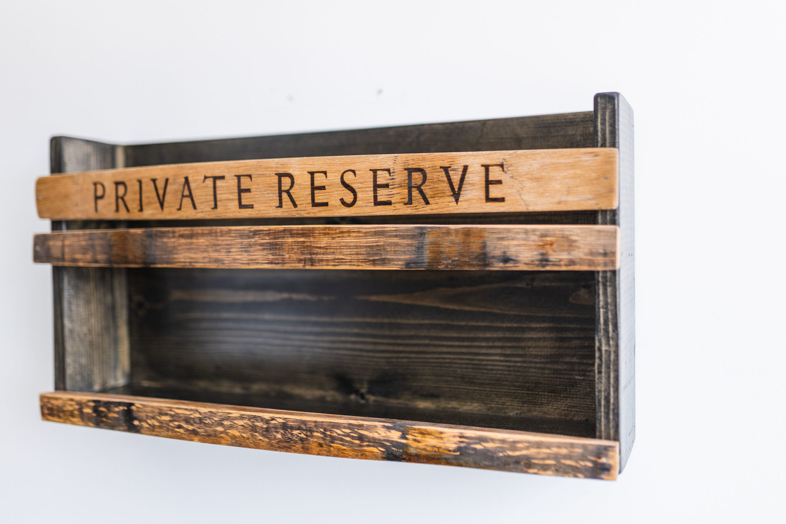 WHISKEY STAVE LUXE BAR SHELF
