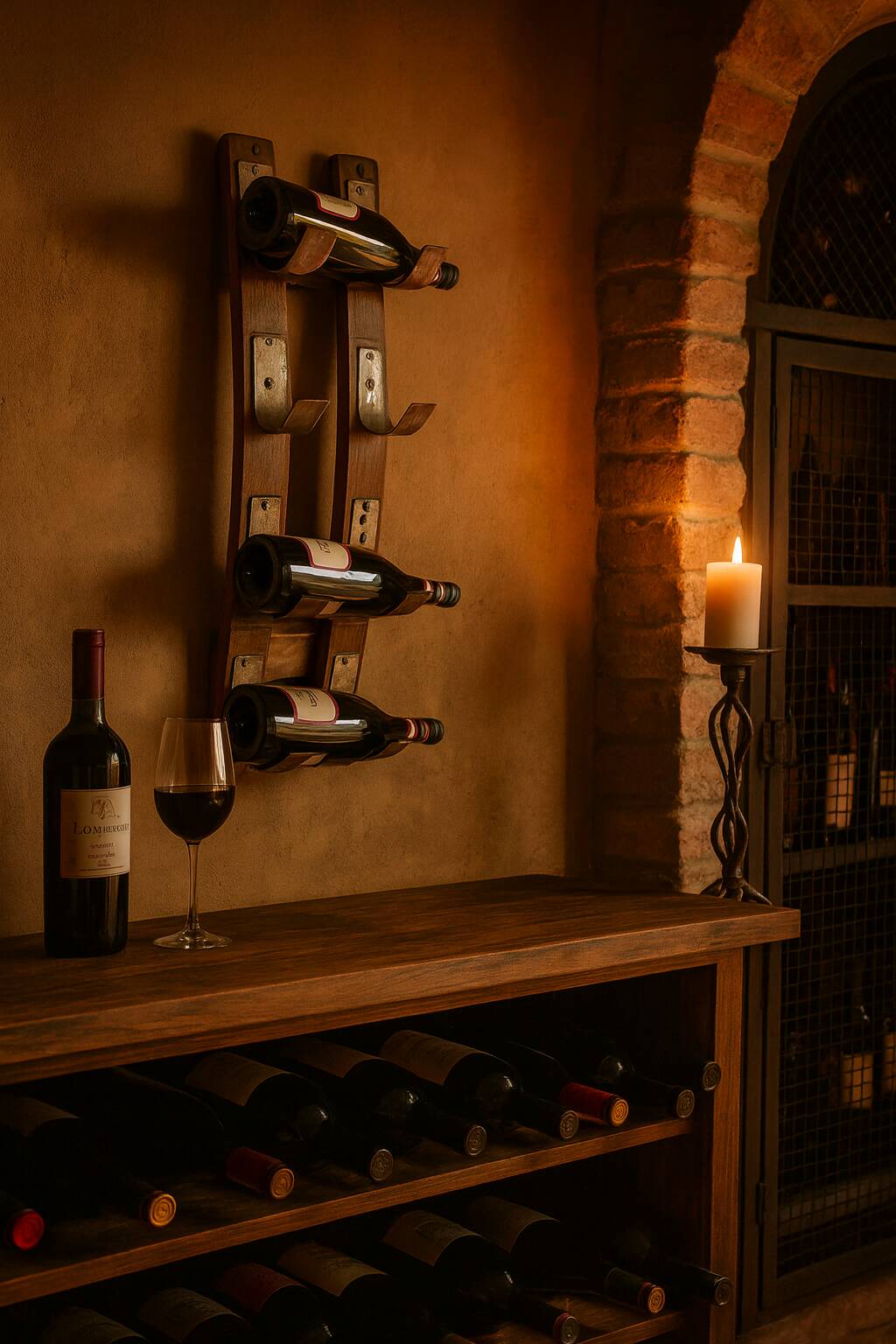 wine rack – 4 bottle wine rack - 4 bottle