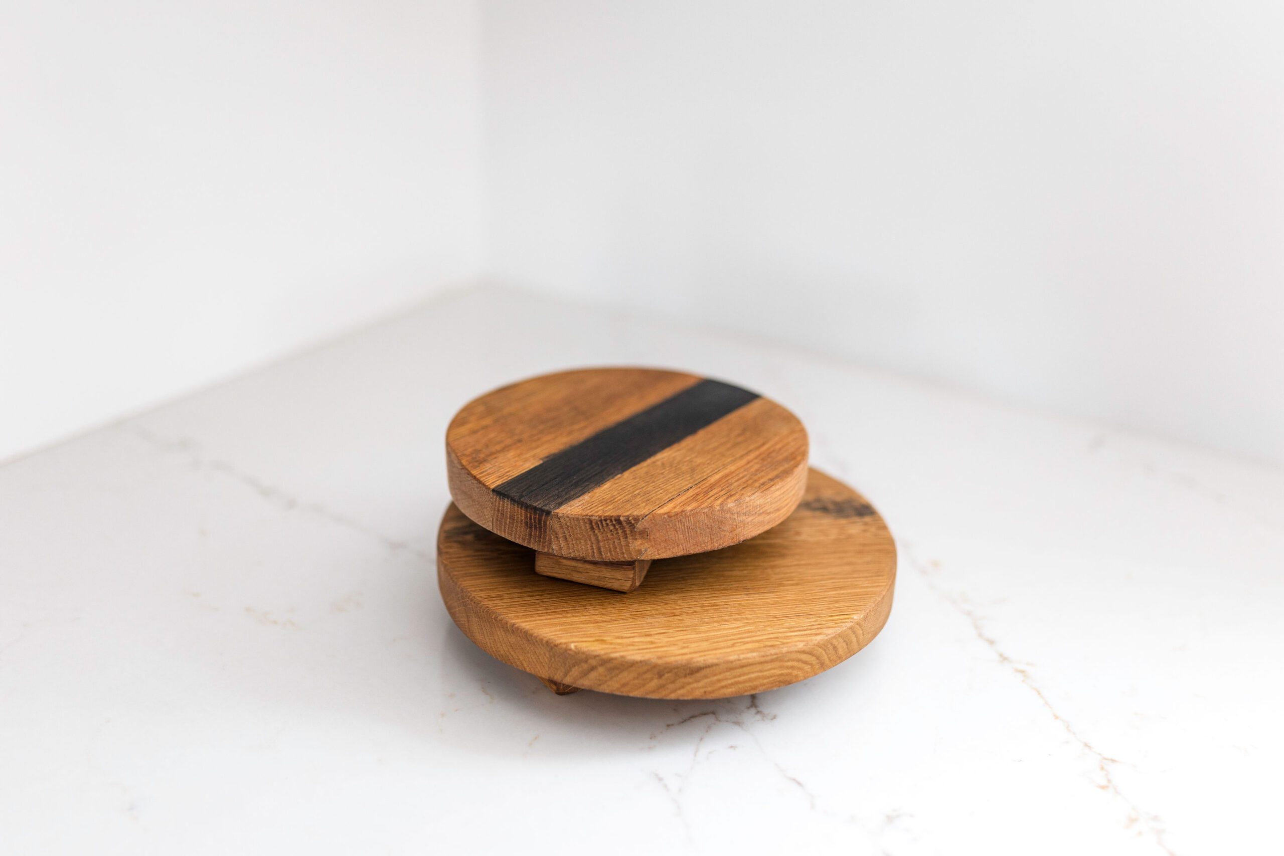 Whiskey Barrel Riser Set