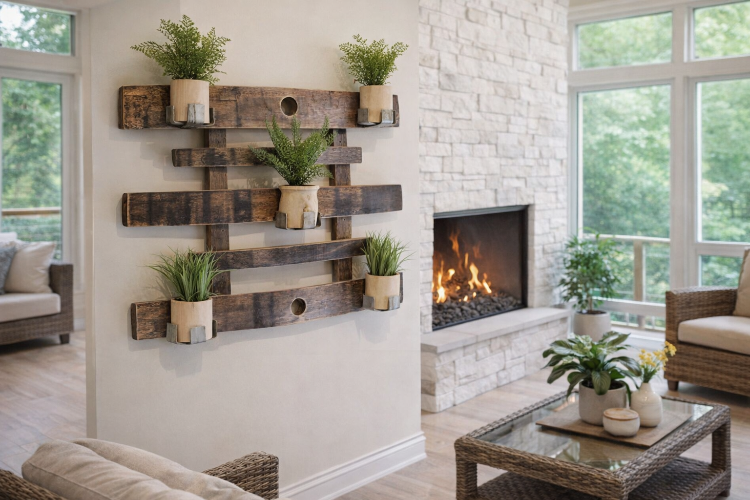 Horizontal Stave Wall Garden Horizontal Stave Wall Garden
