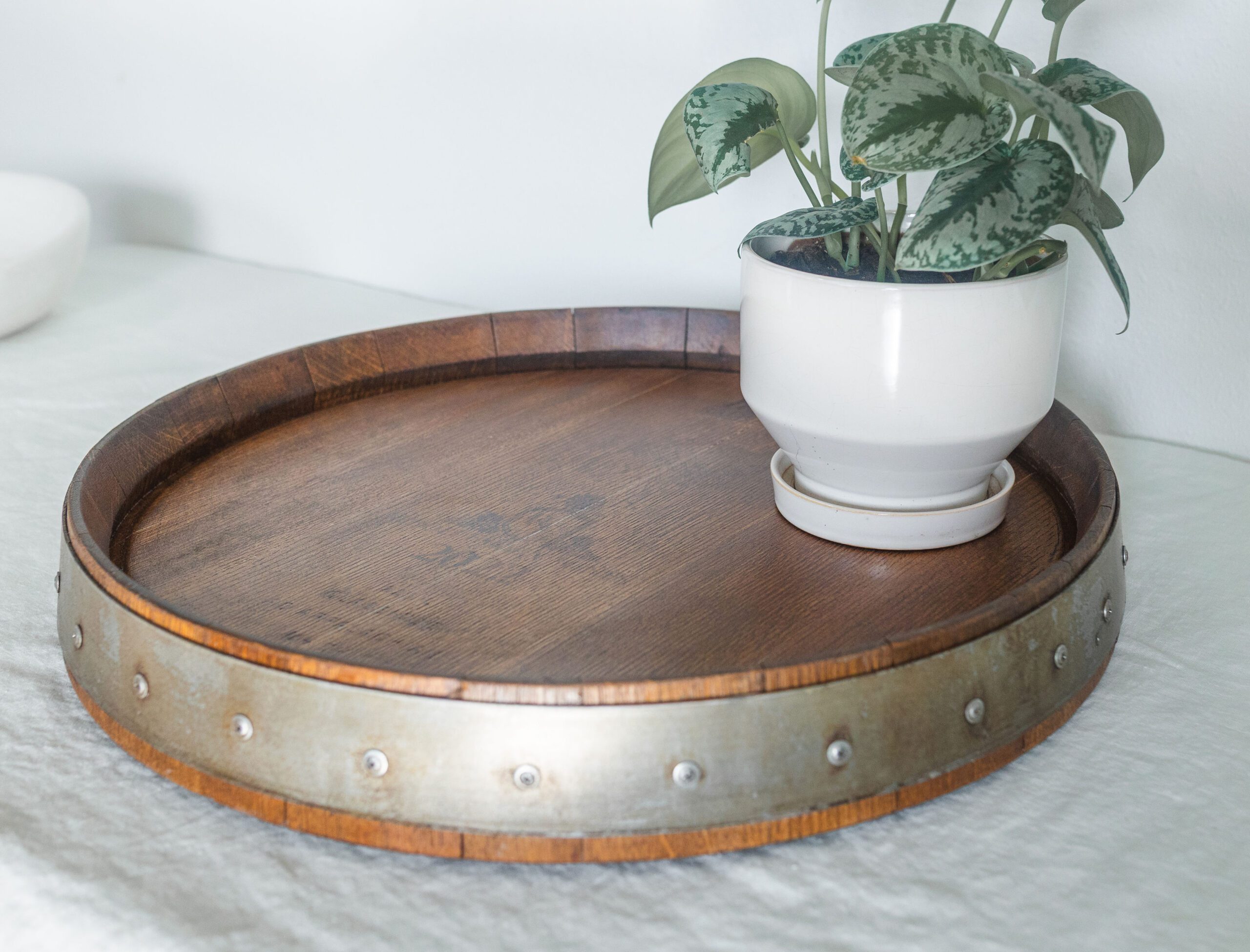 LARGE WINE LAZY – WALNUT
