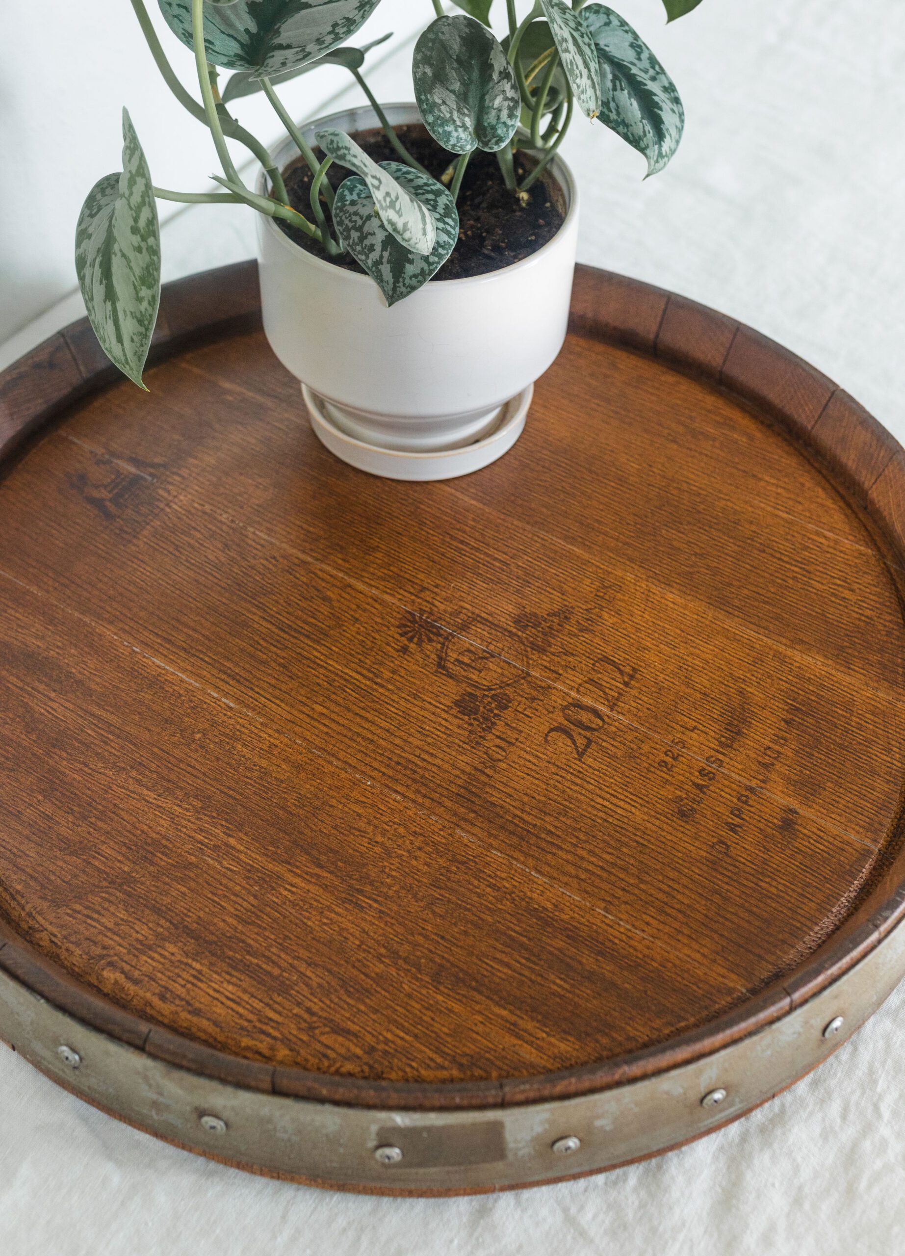 LARGE WINE LAZY – WALNUT