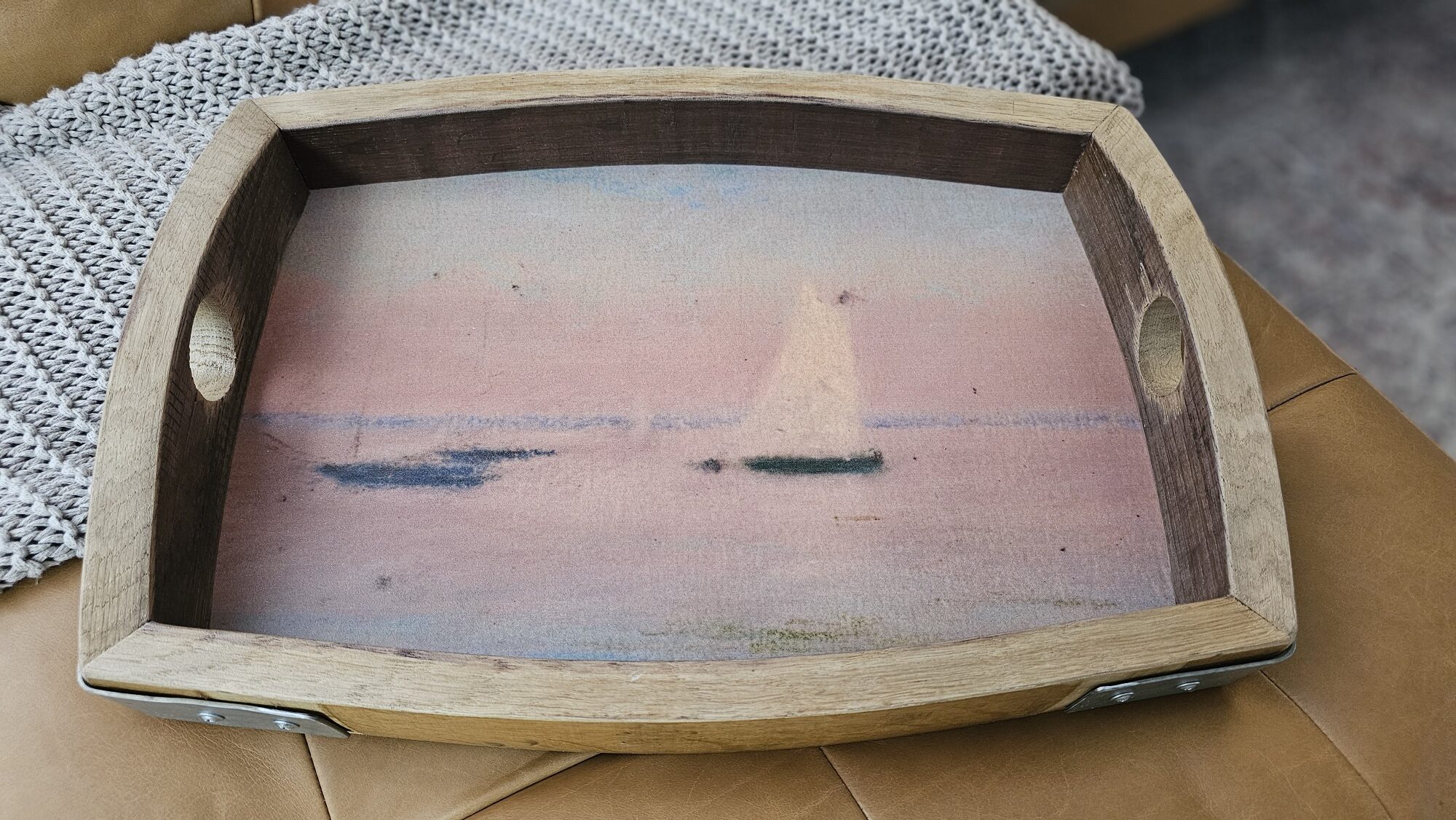 Clark’s Seascape with Sailboats